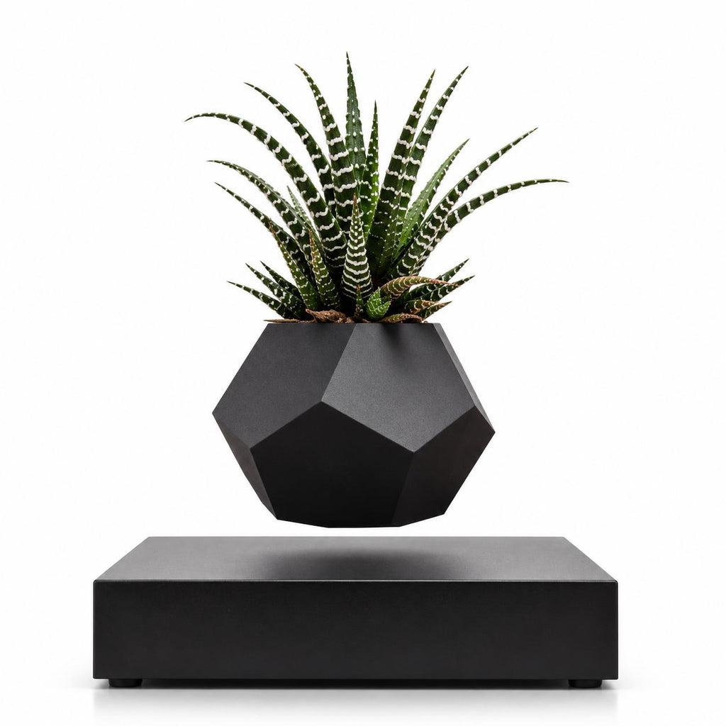 Magnetic levitation flower pot make a difference in your environment