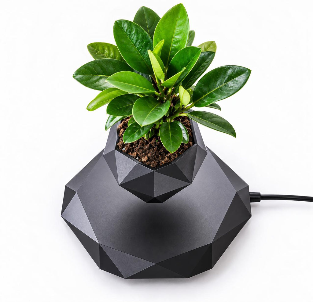 Magnetic levitation flower pot make a difference in your environment