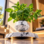 Magnetic levitation flower pot make a difference in your environment